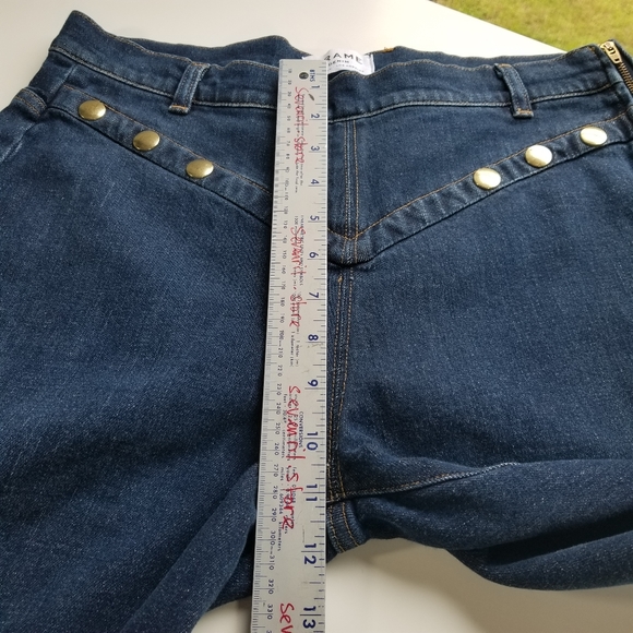 Frame Le High Studded Embellished Crop Waldane B6 - Picture 7 of 8